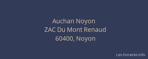 Auchan Noyon