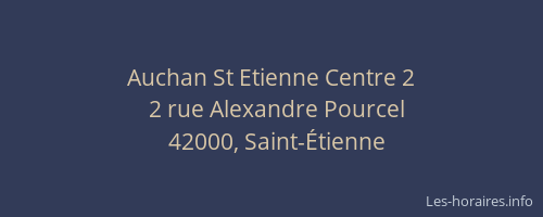 Auchan St Etienne Centre 2