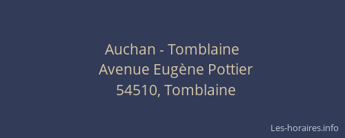 Auchan - Tomblaine