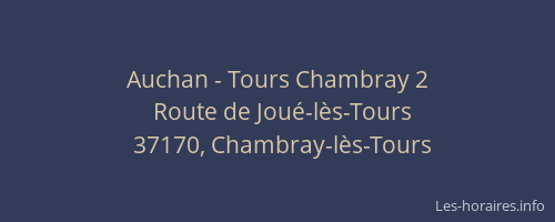 Auchan - Tours Chambray 2