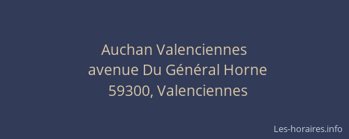 Auchan Valenciennes