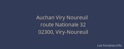 Auchan Viry Noureuil