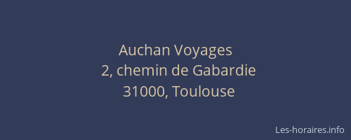 Auchan Voyages