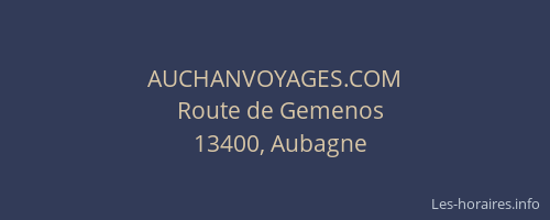 AUCHANVOYAGES.COM