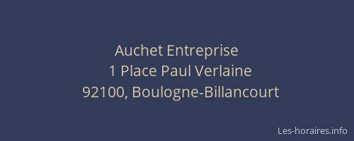 Auchet Entreprise
