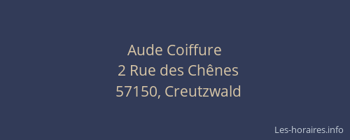 Aude Coiffure