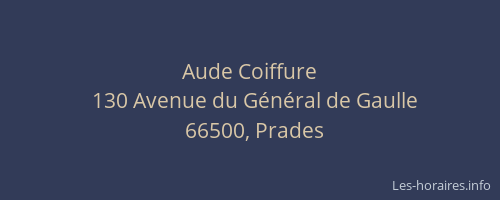 Aude Coiffure