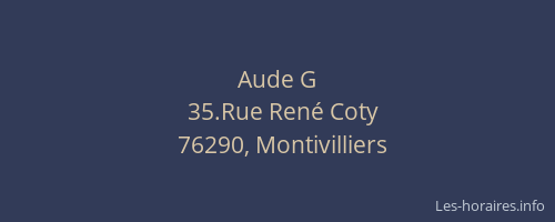 Aude G