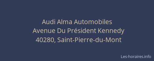 Audi Alma Automobiles