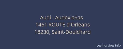 Audi - AudexiaSas