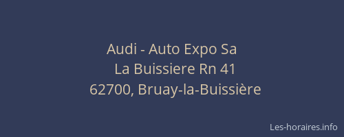 Audi - Auto Expo Sa