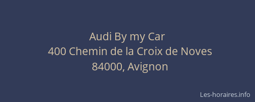 Audi By my Car