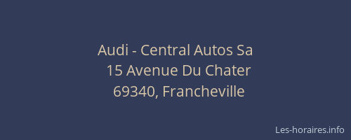 Audi - Central Autos Sa