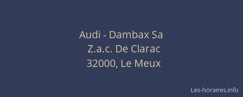 Audi - Dambax Sa