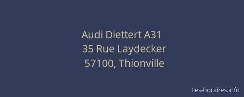 Audi Diettert A31
