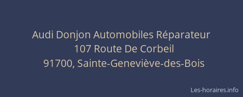 Audi Donjon Automobiles Réparateur