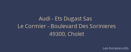 Audi - Ets Dugast Sas