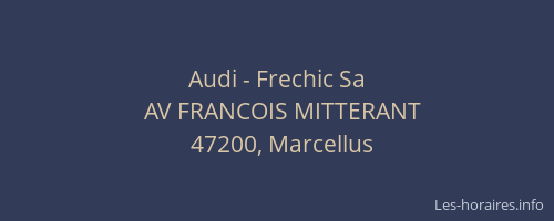 Audi - Frechic Sa