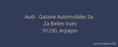 Audi - Galaxie Automobiles Sa
