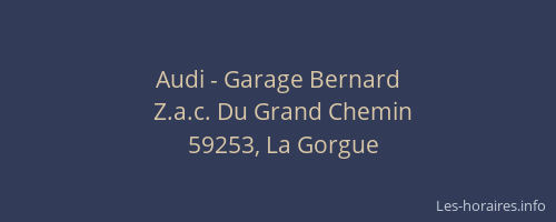 Audi - Garage Bernard