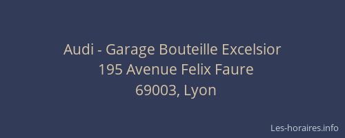 Audi - Garage Bouteille Excelsior
