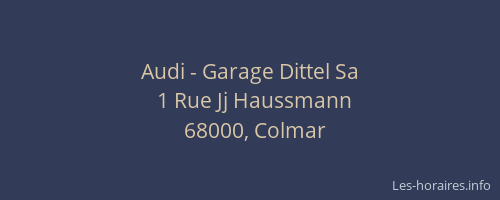 Audi - Garage Dittel Sa