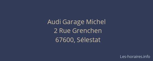 Audi Garage Michel