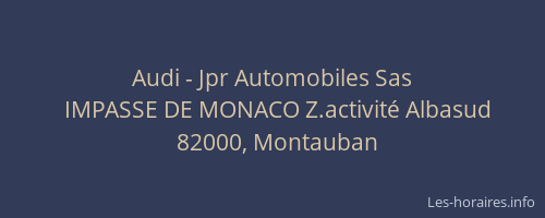 Audi - Jpr Automobiles Sas