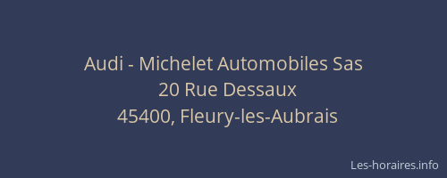 Audi - Michelet Automobiles Sas