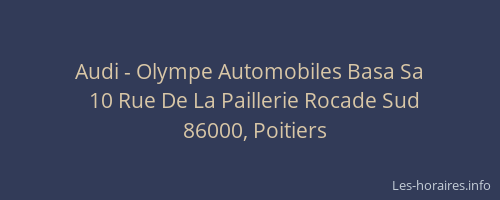 Audi - Olympe Automobiles Basa Sa