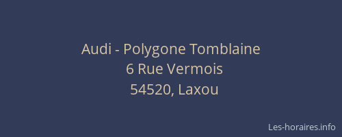 Audi - Polygone Tomblaine