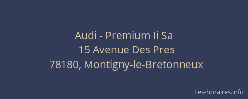 Audi - Premium Ii Sa