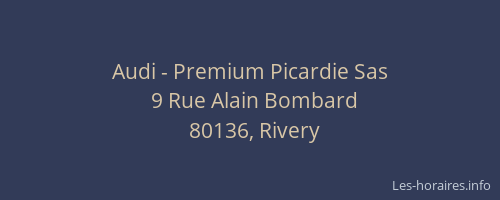 Audi - Premium Picardie Sas