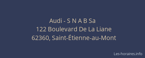 Audi - S N A B Sa