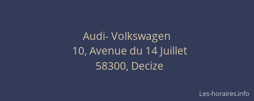 Audi- Volkswagen