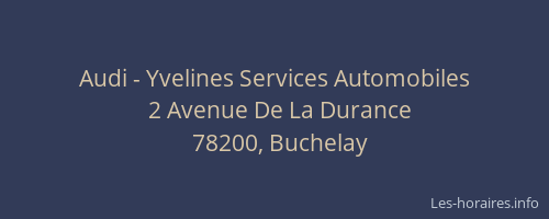 Audi - Yvelines Services Automobiles