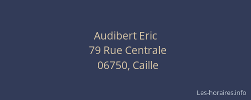 Audibert Eric