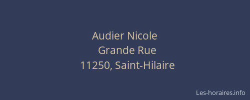 Audier Nicole