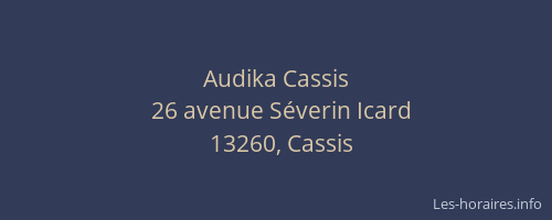 Audika Cassis