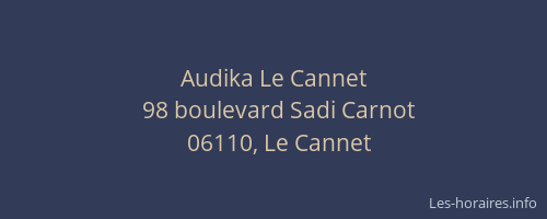 Audika Le Cannet