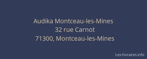 Audika Montceau-les-Mines