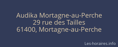 Audika Mortagne-au-Perche