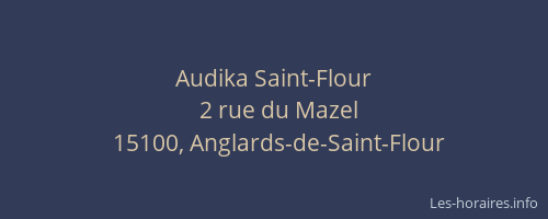 Audika Saint-Flour