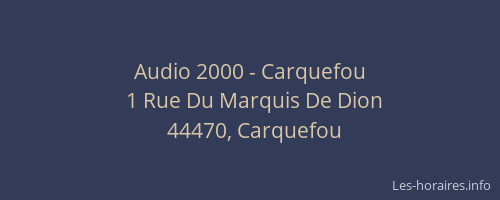 Audio 2000 - Carquefou