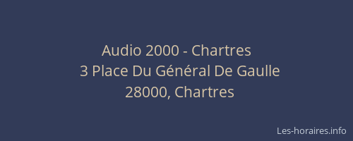 Audio 2000 - Chartres
