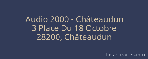 Audio 2000 - Châteaudun