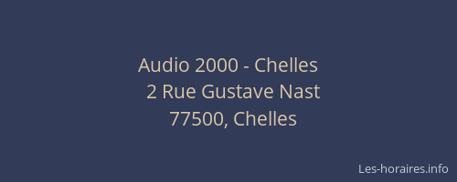 Audio 2000 - Chelles