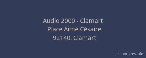 Audio 2000 - Clamart