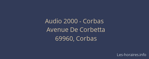 Audio 2000 - Corbas