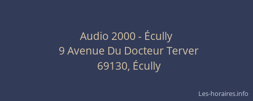 Audio 2000 - Écully